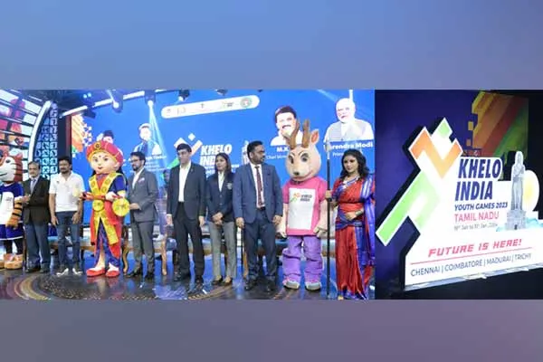 Launch of logo for khelo India Games