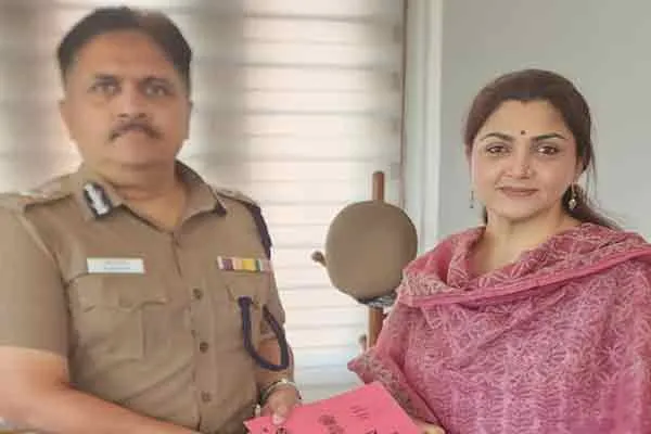 khusboo says police action taken immediately for women complaints