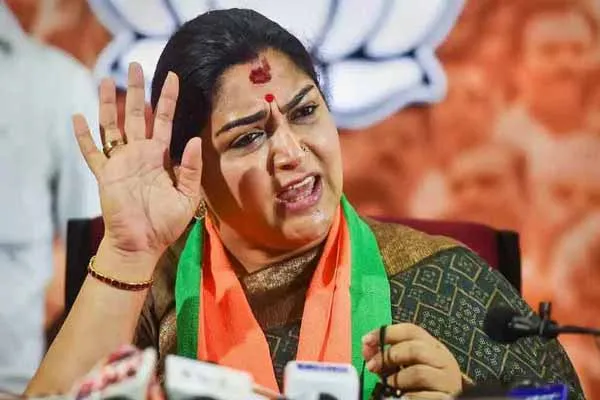 Khushbu resigned from the post