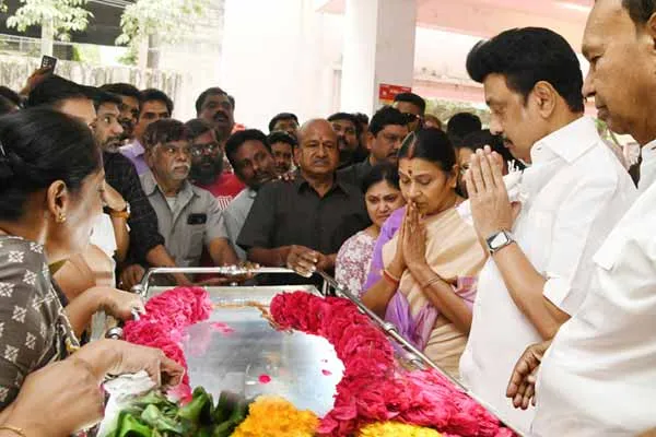 Former DMK MLA kk selvam Disappearance of  C M MK Stalin Tribute