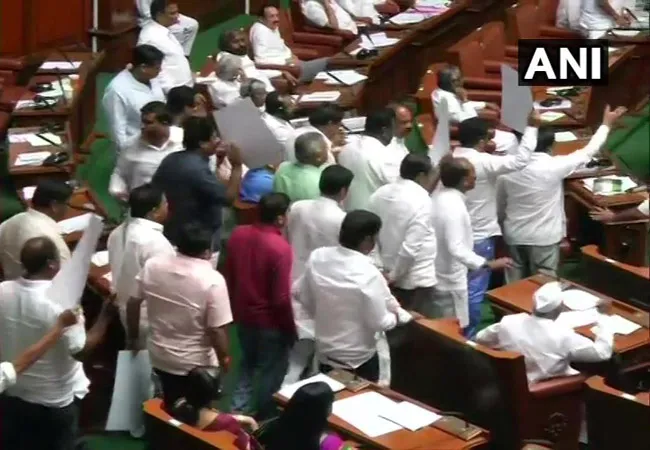 karnataka assembly today end, trust vote for tomorrow