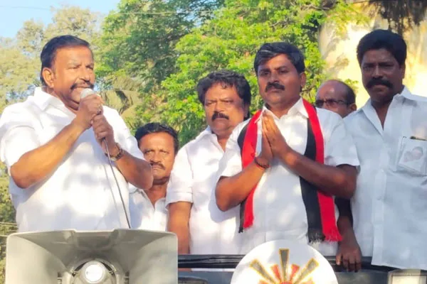 Minister K.N. Nehru says All projects have been completed during DMK regime