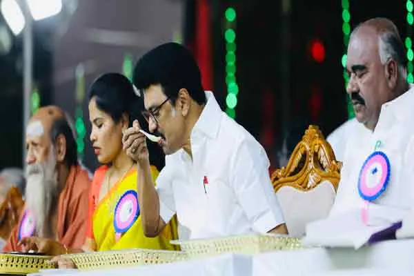 CM mk stalin says opposition is operating in a state of fear and trembling