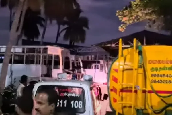  Karur Bus Cage Construction Company incident