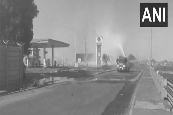 Gujarat Kutch Gandhidham Bhachau Highway petrol pump  near incident