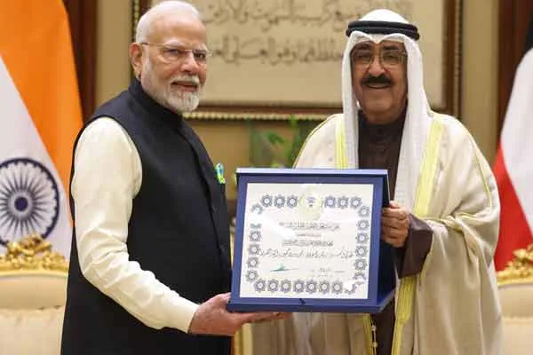 Kuwait highest award for Prime Minister Modi