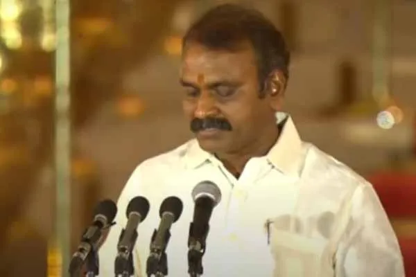 Union Joint Minister L. Murugan swearing in