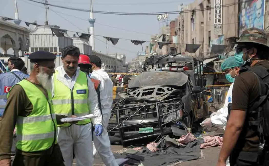 blast in pakistans lahore city