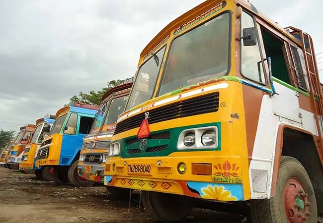new motor vehicle law against lorry owners strike in all over india 
