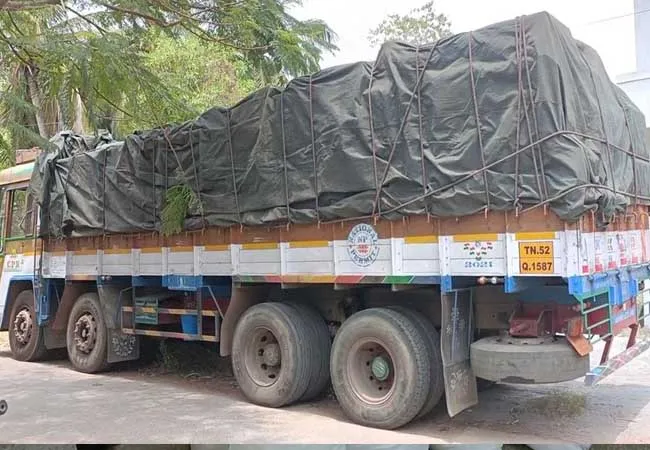 Two arrested for smuggling in paper truck 