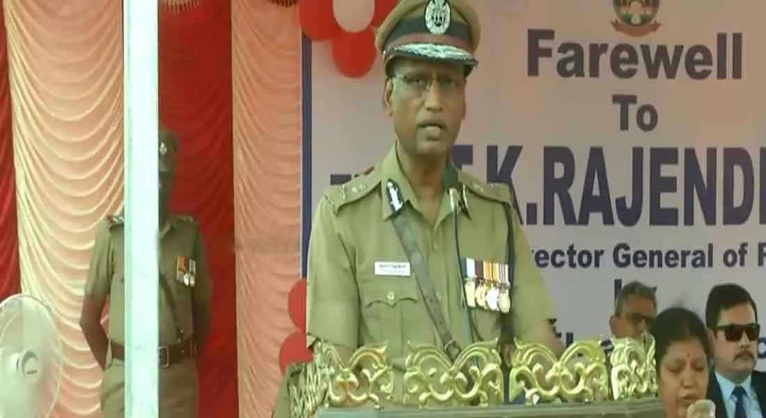 Retired DGP. TK rajendiran  speech 