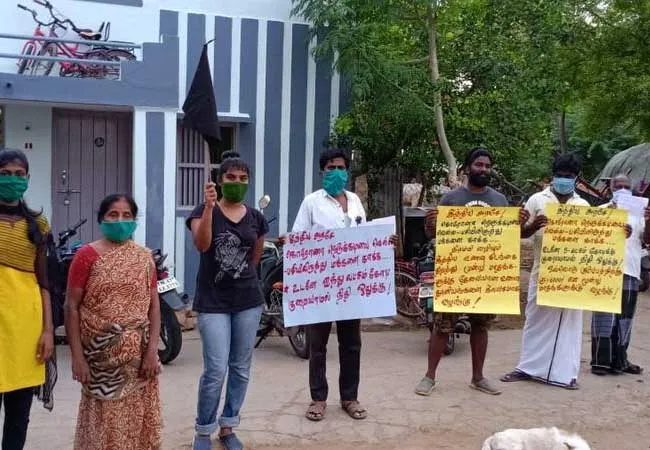 trichy lockdown makkal athikaram peoples 
