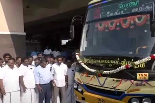 Bus services start from Madhavaram to South Districts!