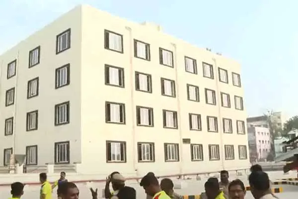 Fire incident in Madurai bus station commercial complex