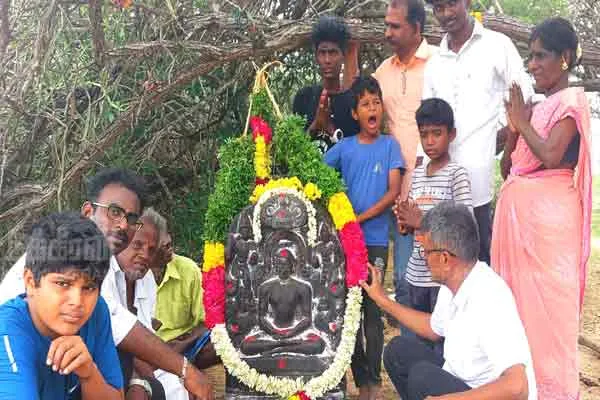 mahaveer statue discovered in sivaganga district
