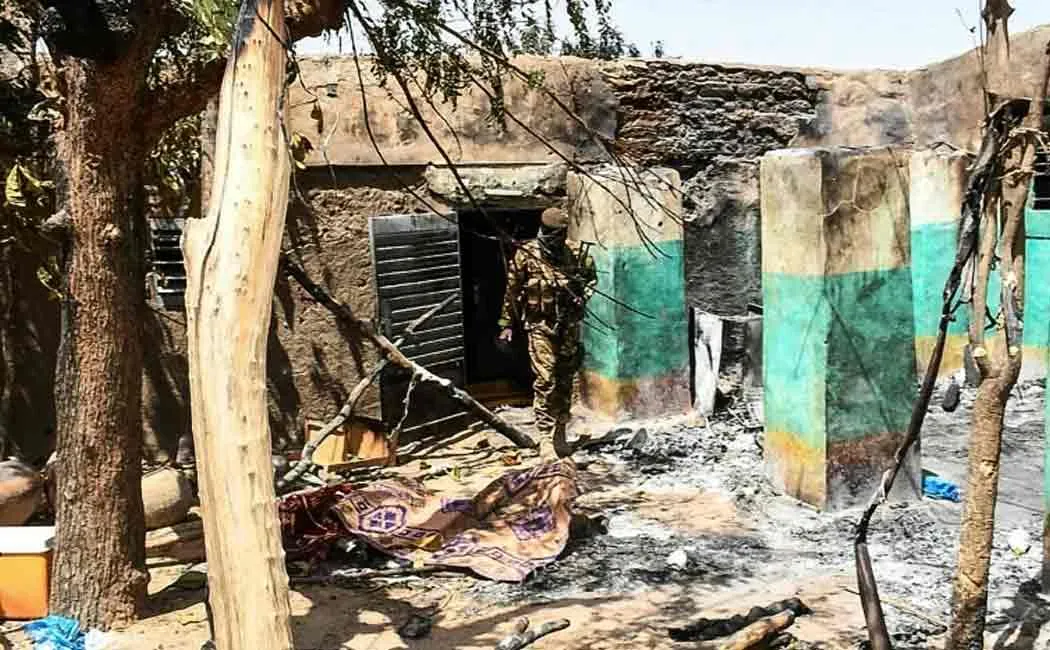 riot in mali village