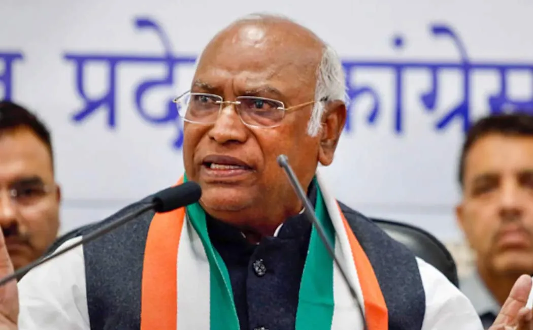  Mallikarjun Kharge crictized bjp in rajasthan