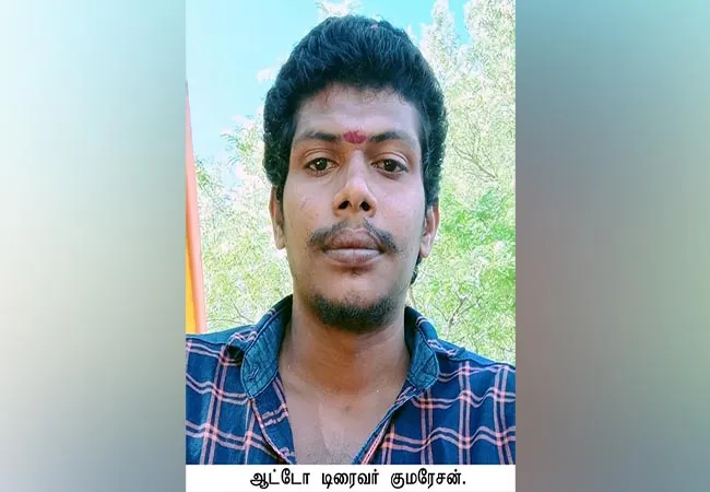 tenkasi district police auto driver incident hospital 