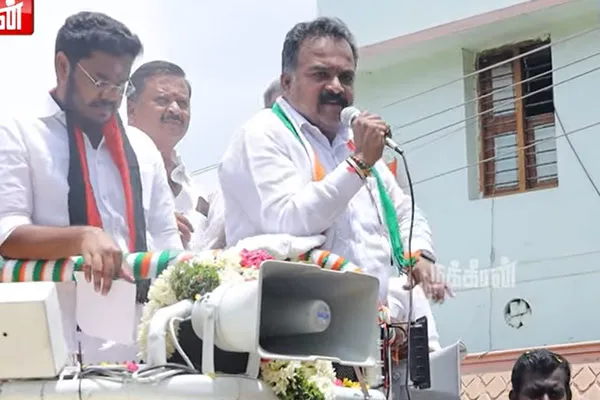 Manikam Tagore campaigned in virudhunagar