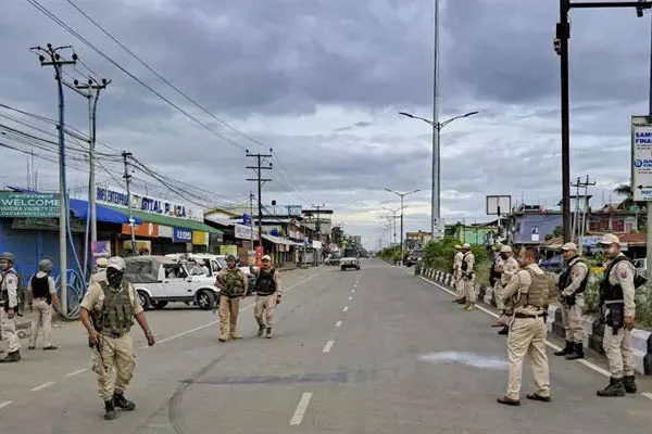 Violence again in Manipur on New Year's Day and Curfew enforced