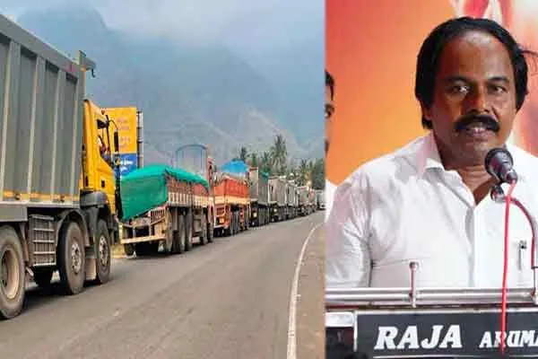 dairy minister mano thangaraj talks about tamilnadu kerala lorry issue 