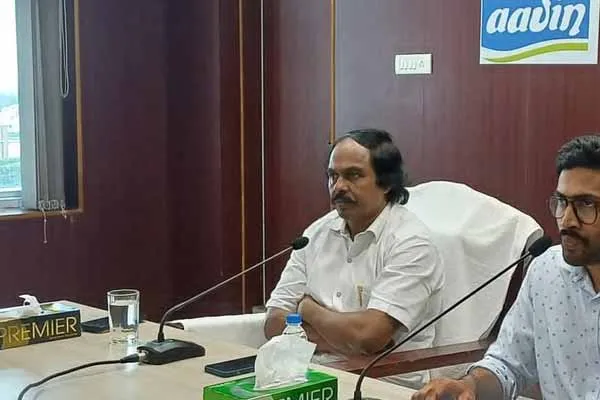 11 tonnes of milk powder has been distributed Minister Mano Thangaraj