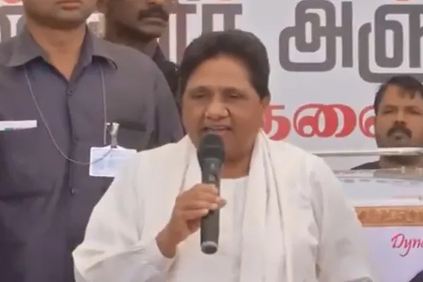 Mayawati speech at amstrong funeral 