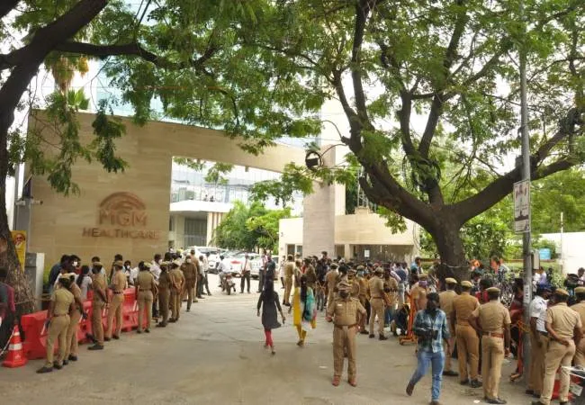 sp balasubramanyam hospital family memers arrived 