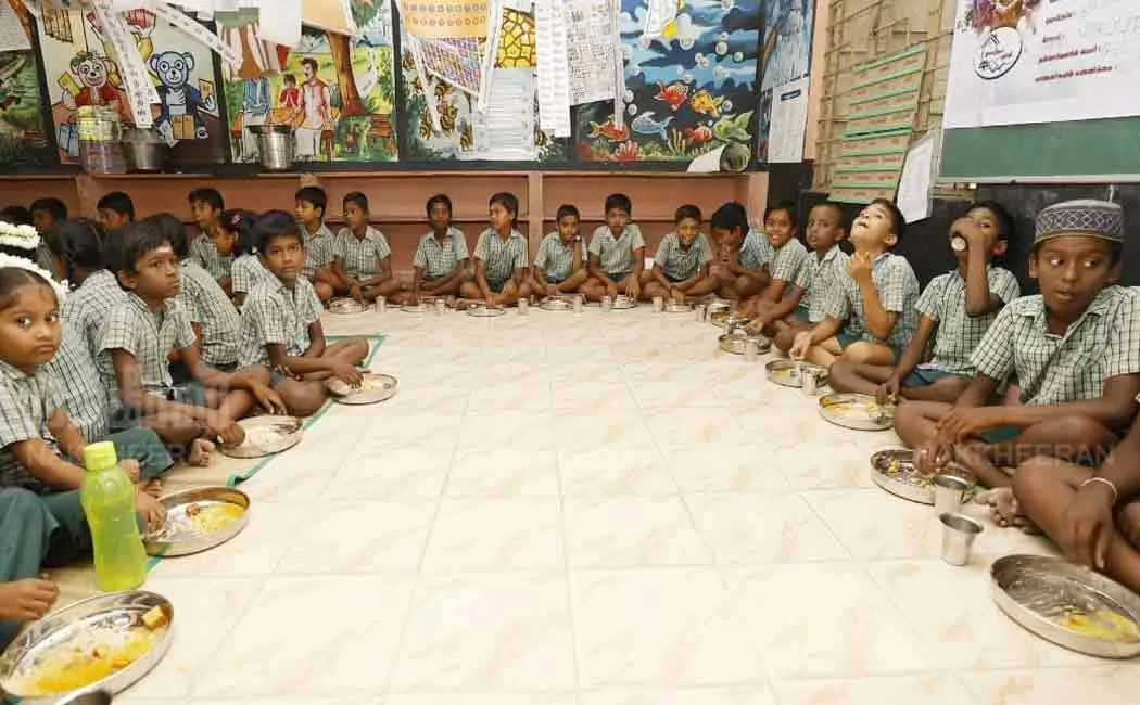 Sweet Pongal today for school students