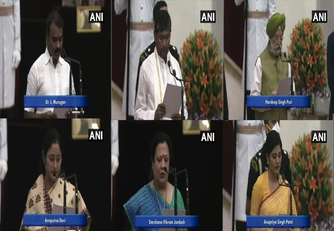 union cabinet ministers sector allocated president order 