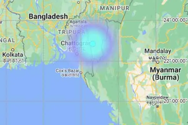 Earthquake in Mizoram