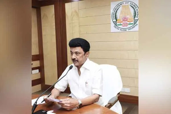 CM MK Stalin condolence of Vetri Duraisamy