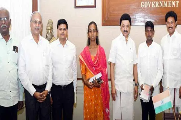 achieve Students who overcome obstacles Greetings from CM MK Stalin