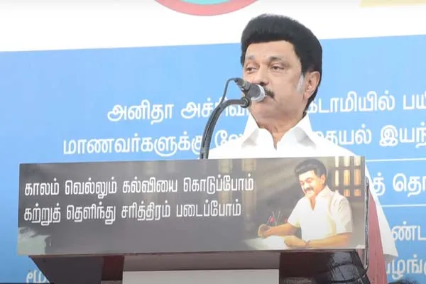 We must overcome all obstacles and progress CM MK Stalin
