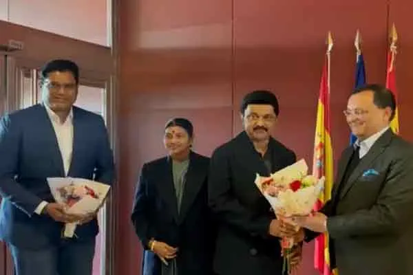 Indian Ambassador to Spain meets with CM MK Stalin 