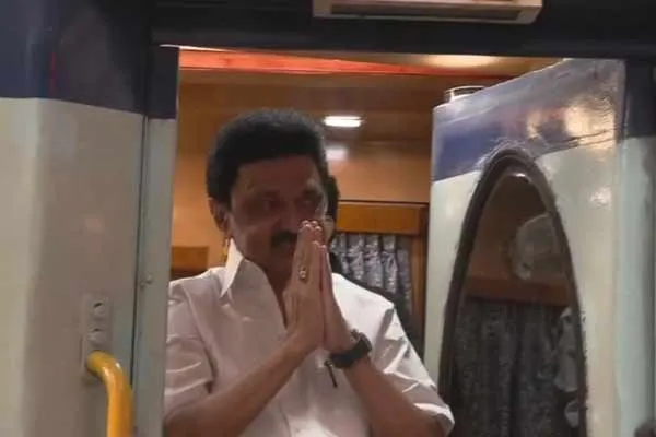 Chief Minister MK Stalin left for Mayiladuthurai