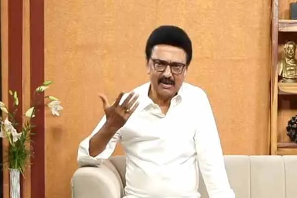 CM MK Stalin says Peace should return to Manipur soon