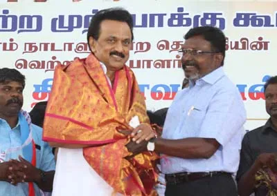  mk stalin - thirumavalavan