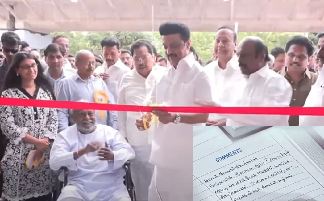 I am proud to have the opportunity to inaugurate the Artist Centenary Library  Chief Minister M.K.Stalin