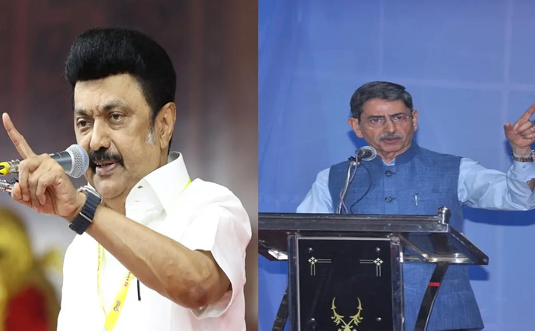 Tamilnadu governor RN ravi replied to CM Mk stalin for tamil thai valthu controversy