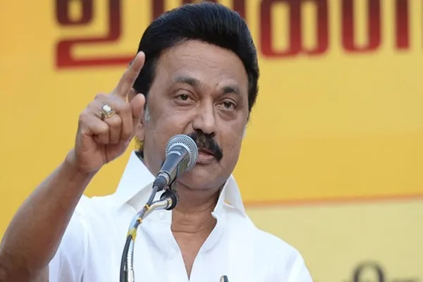  Chief Minister M.K.Stalin condemns one nation one election