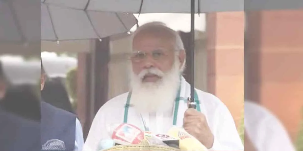 ' Get vaccinated and get stronger like baahubali '' - Prime Minister Modi's interview with Umbrella