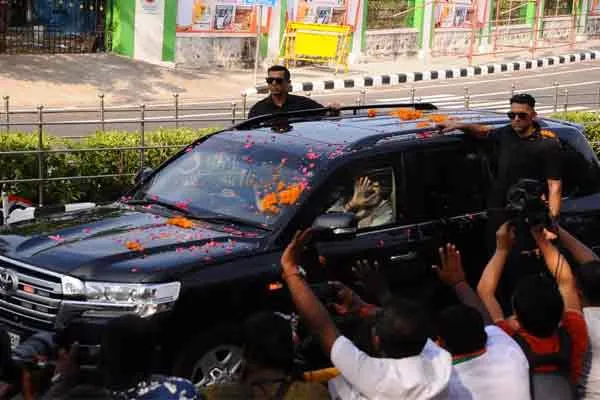 Prime Minister Modi received enthusiastic welcome in Chennai