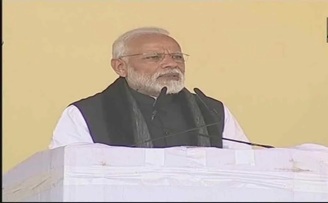modi slams congress for asking proof of balkot revenge attack