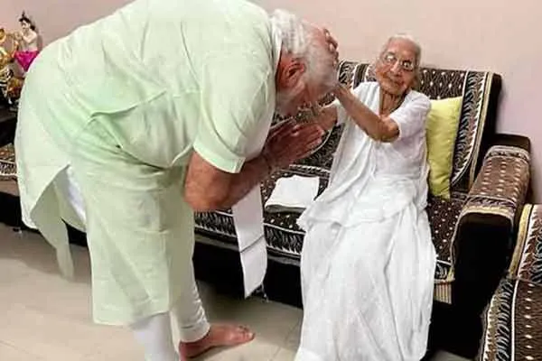 modi mother name in barricade 