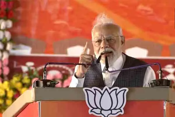 PM Modi says Opposition parties want to divide women on the basis of caste