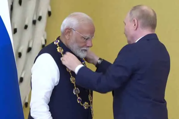 Russia's highest award for PM Modi
