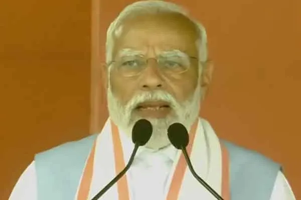 Broken ADMK alliance PM Modi praised the leaders