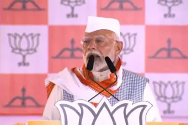 Prime Minister Modi again speech about congress