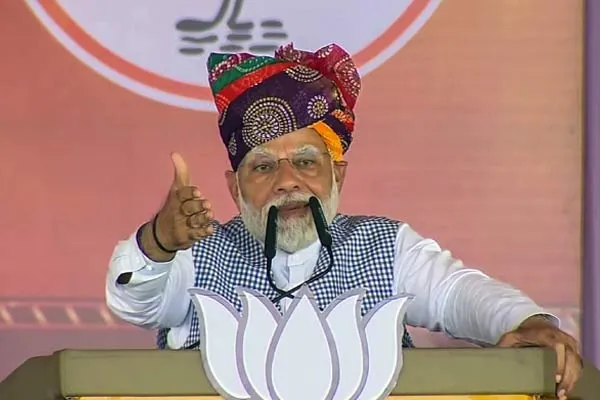 Prime Minister Modi again speech about congress